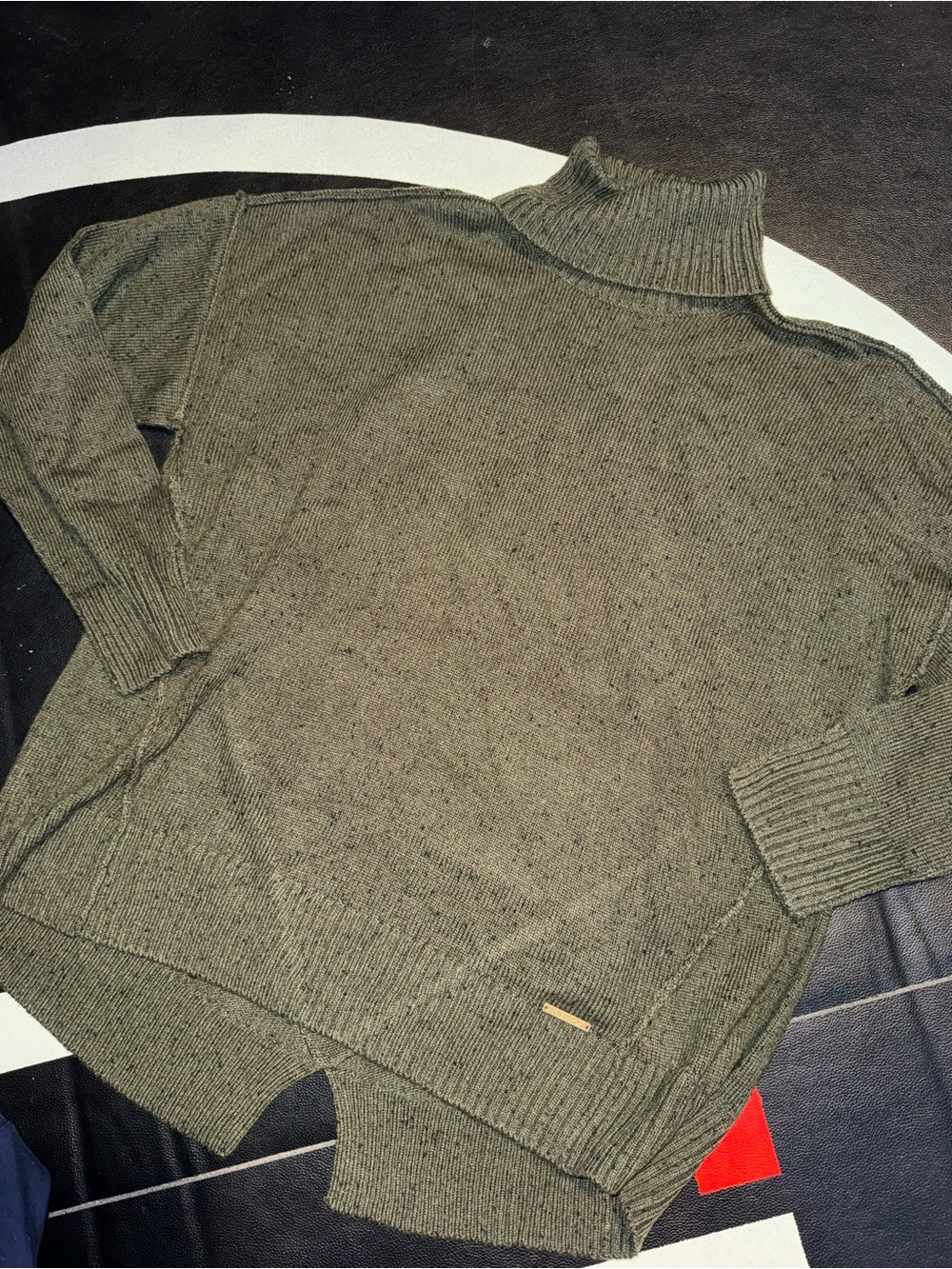 Michael Kors Olive Green Turtleneck Sweater